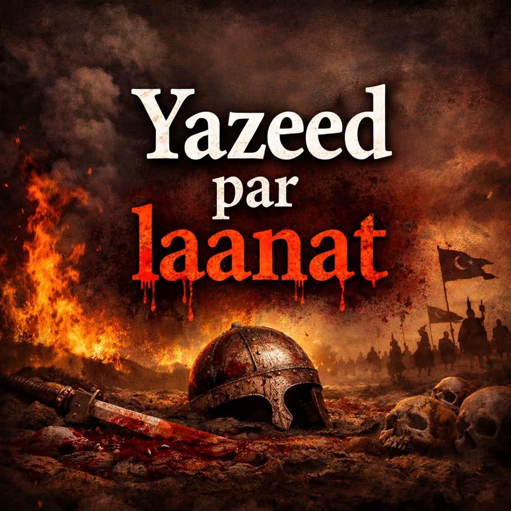 RahmeenZehra's tweet photo. یزید پر لعنت 🖐️ https://t.co/pXCtEETZKs