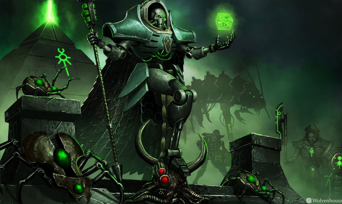 40KEternityGate's tweet photo. Trazyn the Infinite by J.A Jewel Ng @Wolvenhourr
(wolvenhouur, JA Ng)
https://t.co/bBwwnpJRti
#Necrons #CanoptekWraiths #Immortals #Lychguards #Scarabs #TesseractVaults #Trazyn #TrazynTheInfinite #Xenos #WarhammerArt #Warhammer #Warhammer40K #40K https://t.co/JHGbTJjNJb