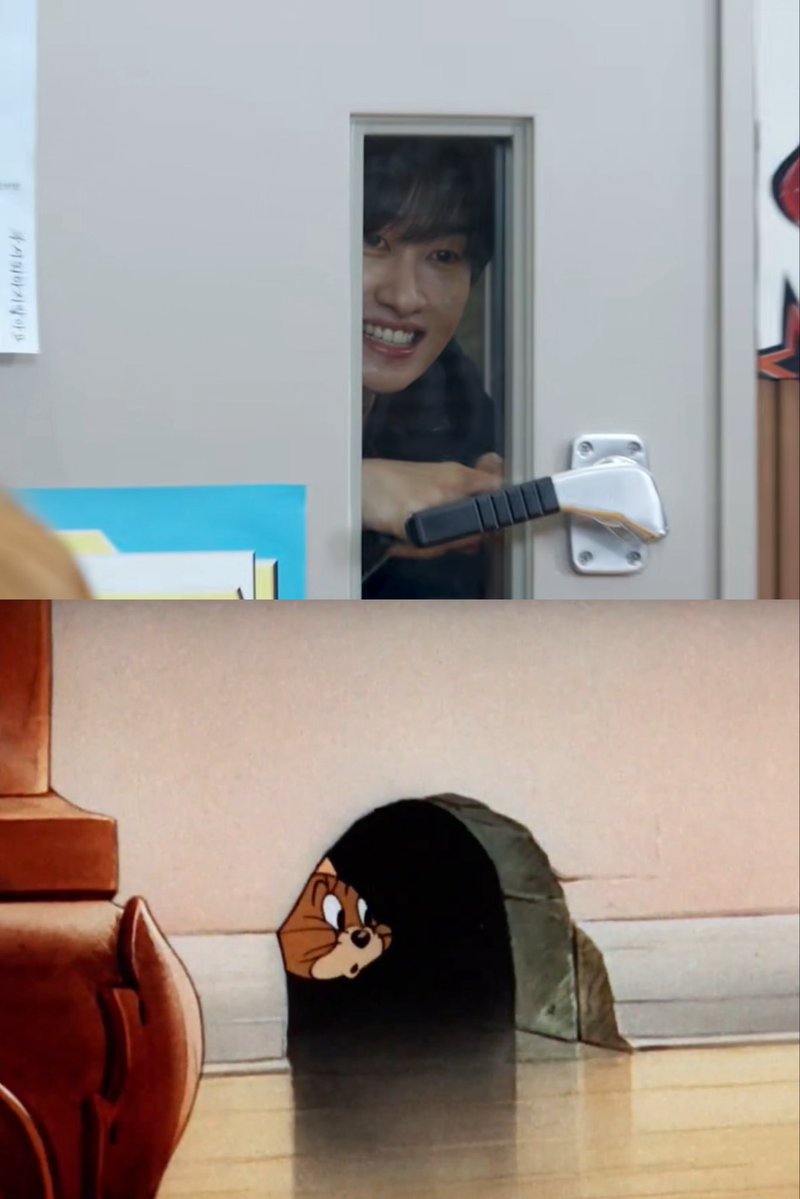 Gaemcloud285's tweet photo. 🐱　　　　　　　　　　　　　　　　　🚪🐭 https://t.co/heatTR9g7b