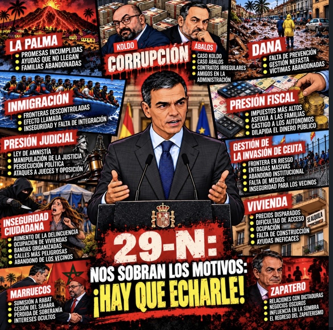 sandrorios_'s tweet photo. Por toda su TRAMA el 29 de noviembre hay que echarlo. https://t.co/lQVeAj4wPY