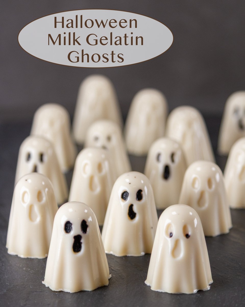 LifeCurrentsDeb's tweet photo. Halloween Milk Gelatin Ghosts https://t.co/km5NTTRKxs https://t.co/YCmUpZOI8y