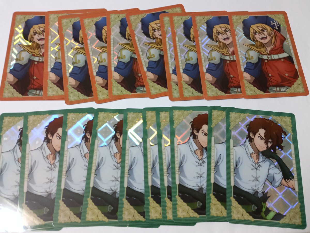 romny999's tweet photo. お譲りは写真１枚目。（写真は各10枚ずつですが、最大各20枚まで可）

なお、写真二枚目以降の対話ブロマイドも合わせてお譲り可能です。

石フェス手渡しの場合10/6締め予定 https://t.co/Qr3mN0NEJi