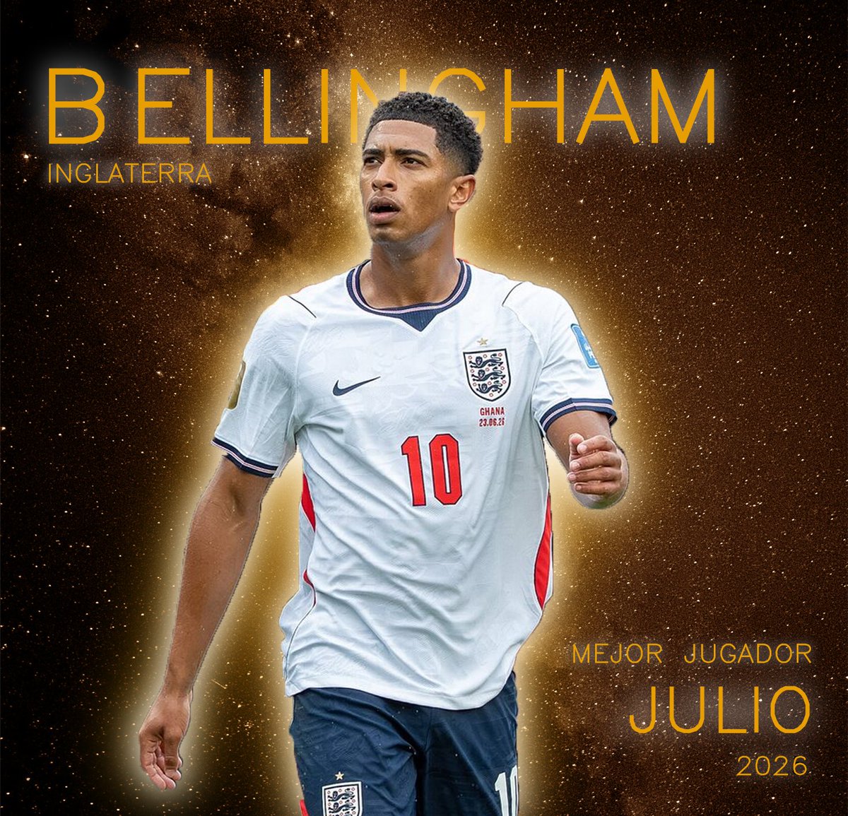 MelonDeOro's tweet photo. ⚽️ Según nuestros participantes Jude Bellinghan fue el mejor jugador del mes de julio ⚽️ https://t.co/hK8LNkiFVB