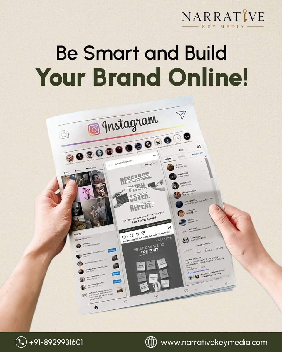 NarrativeKey's tweet photo. Your brand deserves more than just a  𝘀𝗼𝗰𝗶𝗮𝗹 𝗺𝗲𝗱𝗶𝗮 presence, it deserves to be seen, remembered, and trusted. 

Build a smarter online presence with the right strategy, content &amp; storytelling.

📩 DM us to build your brand online!
#SocialMediaMarketing #BrandStrategy https://t.co/KsTDWIqvAj