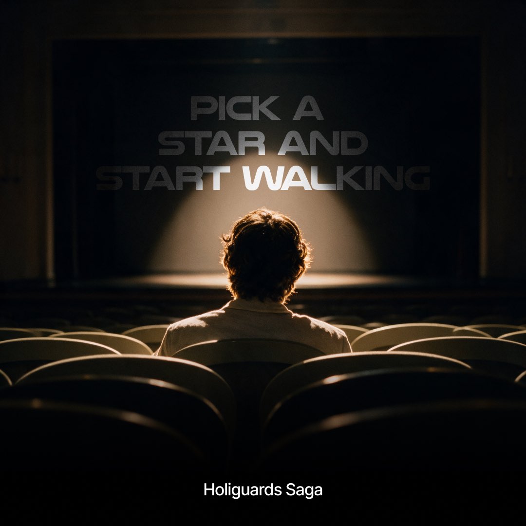 holiguards_'s tweet photo. Every day, your attention is scattered across thousands of unimportant details.

Unless you have a purpose. It works like a guiding star: it tells you where you're going, and it gives you energy to get there. In the Holiguard philosophy, a purpose you actually want is one of the main sources of energy a person has.

A purpose isn't only the moment you reach it. Most of it is the moving toward it — the work and the days along the way. If the goal is really yours, that part feels good too. You don't have to wait for the finish line to enjoy it.

Then you get there, and a new goal shows up. That's how it works. One goal is reached, another one appears, and you keep going. Movement is life, and there's no reason to stop it.

So it's worth asking every so often: what are you actually aiming at? Because attention goes somewhere either way. Better that it goes where you chose.