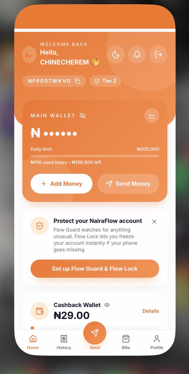 chinecherem_NF's tweet photo. A brighter side of NairaFlow is here. ☀️

Meet our Light Mode — clean, simple, and easy on the eyes.

Same NairaFlow experience. Fresh new look.

More updates are coming. We’re building NairaFlow with you. 🧡

#NairaFlow #Fintech #Nigeria https://t.co/JlFPFyhX69