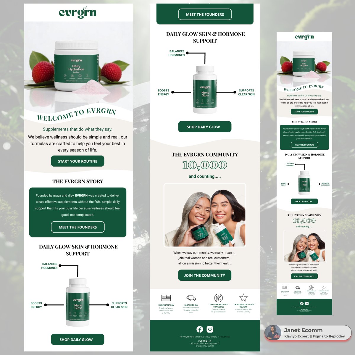 IsaacJanet12's tweet photo. #EmailDesign #EmailMarketing #Figma #Klaviyo #USA https://t.co/rlhfJFQhJl