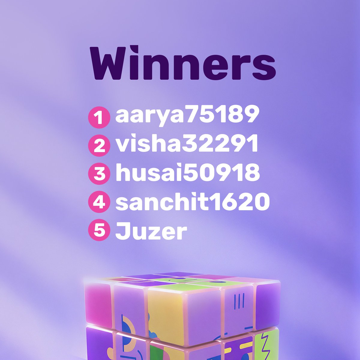 slicebank's tweet photo. We have our winners!!! Woooo https://t.co/C3i8tPTBBB