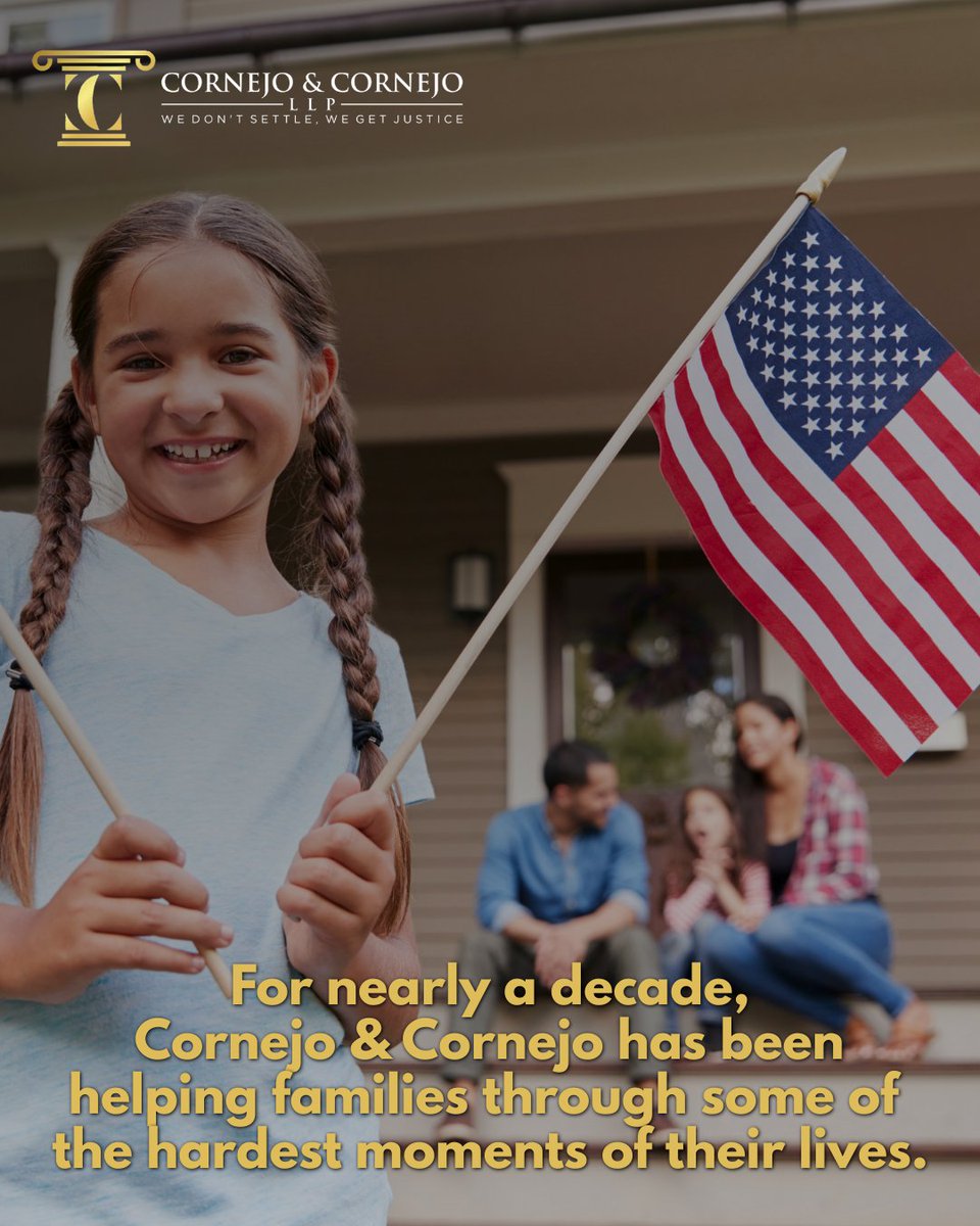 Cornejo_Law's tweet photo. A car accident? A criminal charge? An immigration concern? When challenges overlap, having a team that understands your situation can make all the difference.

At Cornejo & Cornejo, we bring immigration, personal injury, and criminal defense together under one firm giving you a team to turn to when you need guidance, support, and strong representation.

Whatever you’re facing, you don’t have to face it alone.

📞 Call 844-CORNEJO or send us a message to schedule a consultation. ✨

We don’t settle. We get justice.👊🏼🇺🇸
#CornejoAndCornejo #lawfirm #immigrationlawyer #personalinjurylawyer #criminallawyer