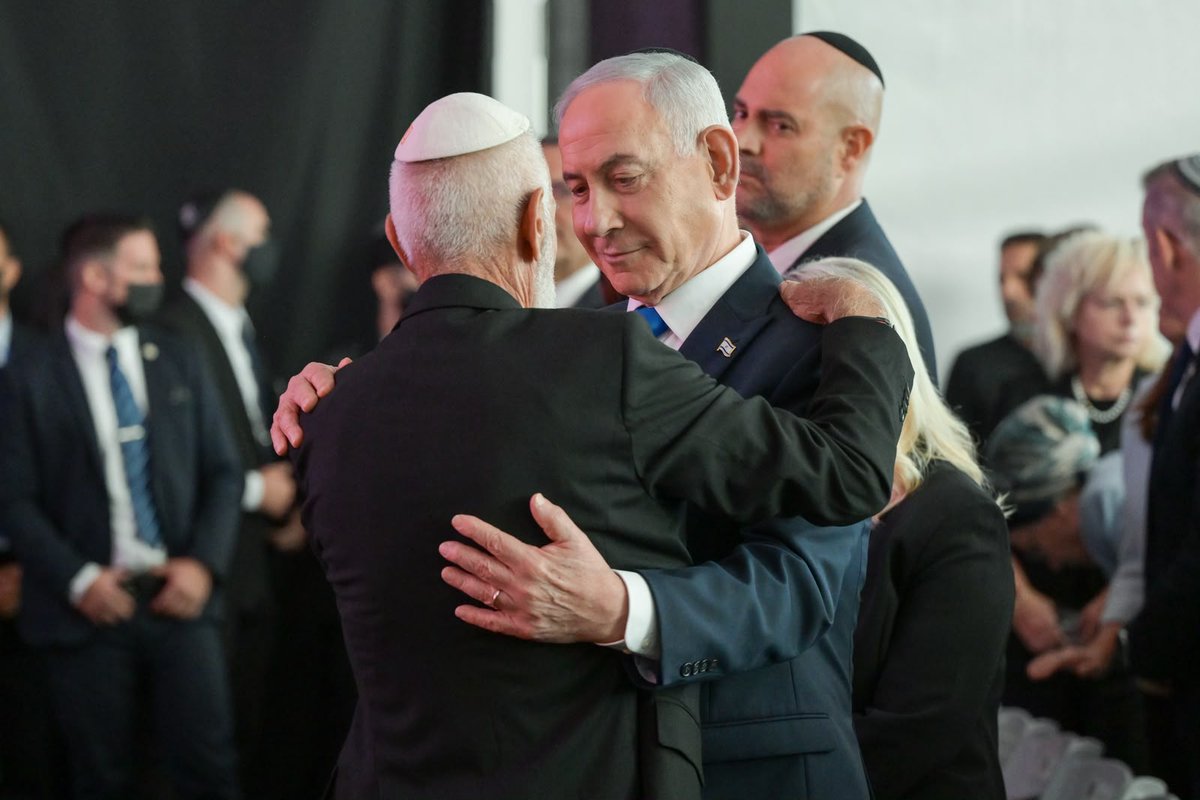 IsraeliPM's tweet photo. Prime Minister Benjamin Netanyahu’s Remarks at the State Memorial Ceremony in Memory of the IDF Soldiers and Security Forces Who Fell in the “War of Redemption” and All Those Who Have Fallen Since October 7, at Mount Herzl >>

https://t.co/f2Vs1WBDKe https://t.co/rO7JbovHA6