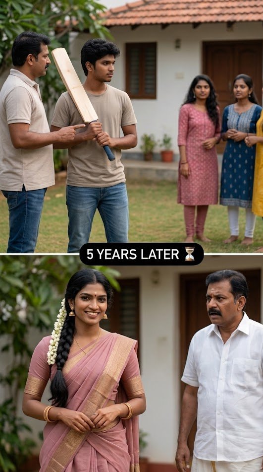 VarshiniFemme's tweet photo. Sissy Me: Appa, cricket aadalama?
Daddy: Vendam da! Rough game… adi pattidum.Pakkathu veetu ponnunga kooda vilayaadu!
Years Later⏳
Daddy: Yen da ponnu dress pottu, ponnunga pola nadakkura?
Me: Appa… “avanga kooda vilayaadu”nu sonneenga… naan “avanga maari iru” nu nenachitten! https://t.co/03koppCtnd