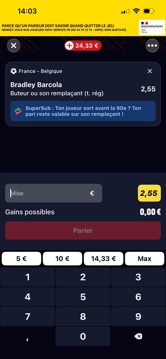 Vidavictor3's tweet photo. @Betclic vct007 #FeebetsBetclic https://t.co/S2Oi2jtUBD