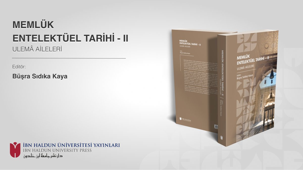 ihuyayin's tweet photo. 📢 Yeni Kitap! 📘

Memlük Entelektüel Tarihi II:
Ulemâ Aileleri
—————————————————————
✒️ Editör: Büşra Sıdıka Kaya

📌Memlükler dönemi, İslâm entelektüel tarihinin ilmî üretim, bilgi dolaşımı ve ulemâ çevrelerinin teşekkülü bakımından belirleyici evrelerinden birini oluşturmuştur. Son yıllarda yapılan araştırmalar, bu dönemin yalnızca eğitim kurumları veya ilmî disiplinler üzerinden değil, bilgi üretimini mümkün kılan sosyal ilişkiler, aile yapıları ve ilmî ağlar çerçevesinde yeniden değerlendirilmesini mümkün kılmıştır.
Memlük Entelektüel Tarihi II: Ulemâ Aileleri başlıklı bu eserde, Memlük entelektüel hayatı ulemâ aileleri, hoca-talebe ilişkileri, metin merkezli bilgi üretimi ve şehirler arası ilmî dolaşım ekseninde ele alınmıştır. Makrîzî, Bulkînî, İbn Cemâa, Irâkî, Teymiyye, Karâfî, Fâsî ve İbnü’l-Verdî gibi önde gelen ulemâ aileleri üzerinden ilmî otoritenin teşekkülü, mezhepsel aidiyetler, biyografik yazım, sosyal sermaye, ilmî hareketlilik ve merkez-çevre ilişkileri farklı yönleriyle incelenmiştir. Böylece bilginin, kurumsal yapıların yanı sıra aileler, ilmî çevreler ve metinler aracılığıyla aktarılışı ve yeniden üretim süreçleri değerlendirilmiştir.
Çeşitli araştırmacıların katkılarıyla hazırlanan bu çalışma, Memlük dönemi ulemâ çevrelerine ilişkin güncel araştırmaları bir araya getirmiş; ilişkisel ve çok boyutlu bir yaklaşım çerçevesinde Memlük entelektüel tarihine dair tartışmalara katkı sunmayı hedeflemiştir.

#İbnHaldunÜniversitesiYayınları #YeniKitap #AkademikYayın #Memlükler #İslamTarihi #Biyografi #Ulemâ