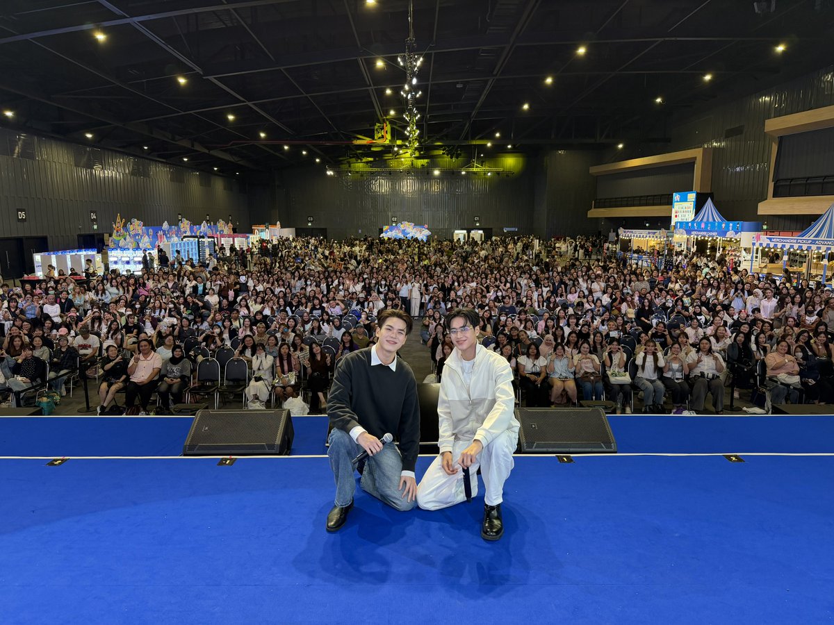 GmmtvShop's tweet photo. เตโช - ปิง ขอบคุณทุกคนที่มาร่วมกิจกรรม Fan Sign ในงาน GMMTV FANIVAL 2026 : Happy Family

@wwwteshow06 @PKrittanun

#GMMTVFANIVAL2026HappyFamilyxTP
#GMMTV https://t.co/QcfIG7aspi