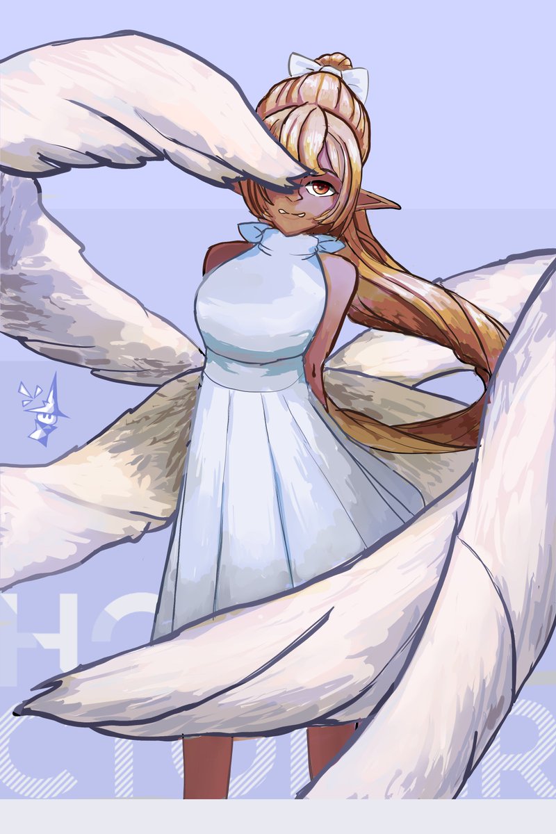 FMessenger01's tweet photo. Day 4 : Angel 🔥

#holoctober #しらぬえ https://t.co/QfBPX232QY
