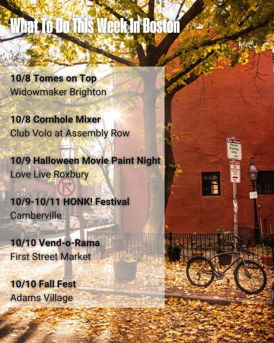 Do617's tweet photo. The leaves aren’t the only thing turning heads. Your weekly plans never looked better. 🗓️ 👀 🍂

📸: Juan Cheng https://t.co/XRMFjaCu0K