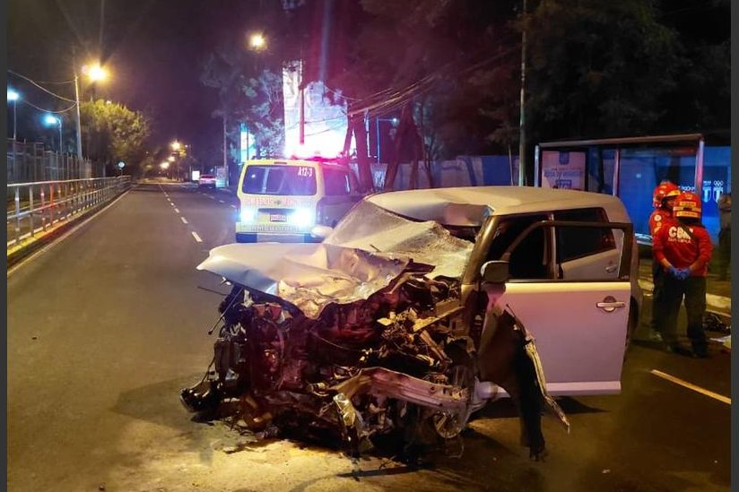 Fatal accidente en zona 15: dos personas fallecen en percance vial en Vista Hermosa