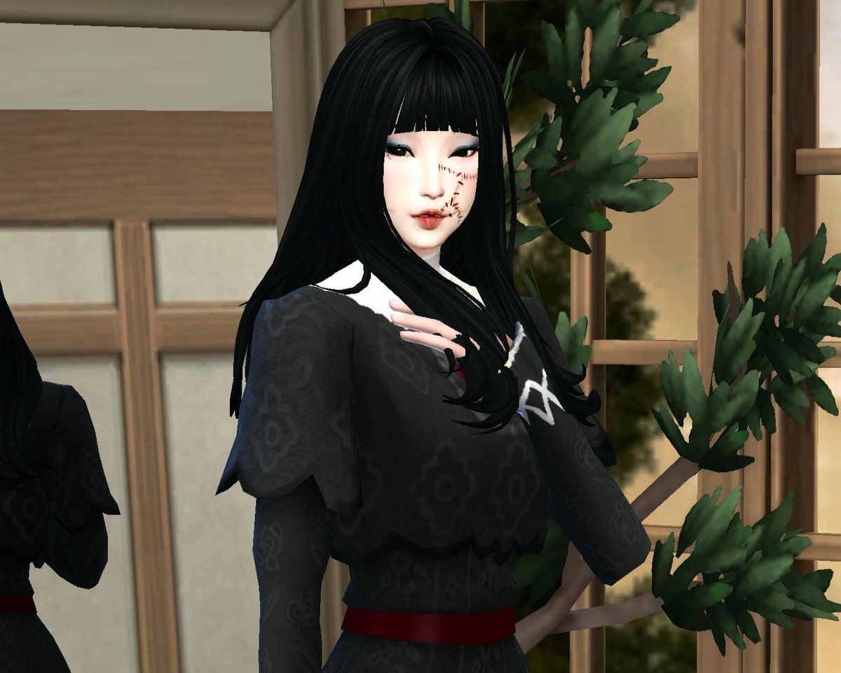 PUDDINGSIMS's tweet photo. @cozyclementinee Thank you so much! Her name is malai semagute semagutoi👻🕷️ https://t.co/19GKmnuLGE