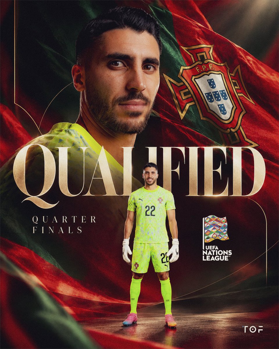 team_of_future's tweet photo. Portugal segue. Rui Silva também 🇵🇹🧤

Lugar garantido nos quartos de final da UEFA Nations League! 🔒 https://t.co/v9Dclyvvn1