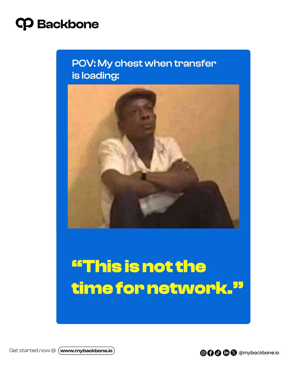 mybackbone_io's tweet photo. POV: You just want your money to move without the unnecessary stress.
No “system is down.”
No “everybody pray abeg.”
Just send and move on.
#mybackbone
#internationalpayment https://t.co/gKOzCBKXGR