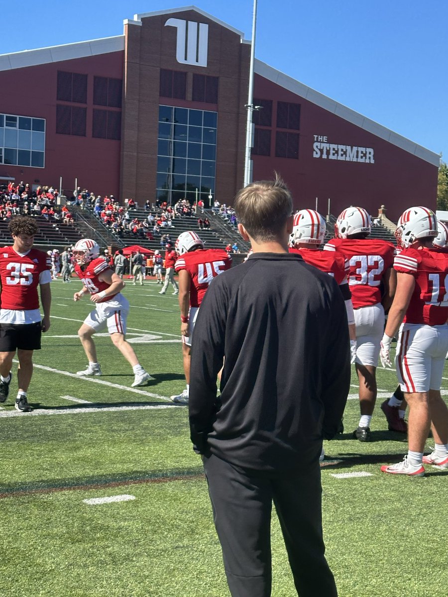 27parkerthomas's tweet photo. Thank you to the Wittenberg coaches @CoachWallaceDC , @CoachCoad, @CoachCruzen and the entire @WittFootball staff for inviting me to experience Homecoming at Edwards-Maurer Field this past Saturday.

Homecoming at Wittenberg is the real deal. The atmosphere, the fans and the energy around the program made for an incredible experience. It was a tough, close loss, but watching the Tigers compete until the final whistle made the game feel like a home game on Friday Nights with a brotherhood that goes till the clock stops. 

One of my favorite parts of the visit was hearing from an older Wittenberg alum who shared his experience as a Tiger and the impact Wittenberg had on his life. His message about making the right college choice and finding a place where you can grow as a person really stuck with me.

Grateful for the conversations, the hospitality and the opportunity to experience Wittenberg in person. Thank you to everyone who took the time to make me feel welcome.

I’m looking forward to staying connected and continuing to learn more about what it means to be a Tiger.

Tiger Up! 🐯🔴⚪️

#TigerUp #WittenbergFootball #WittenbergTigers #CollegeFootball #Recruiting #ClassOf2027