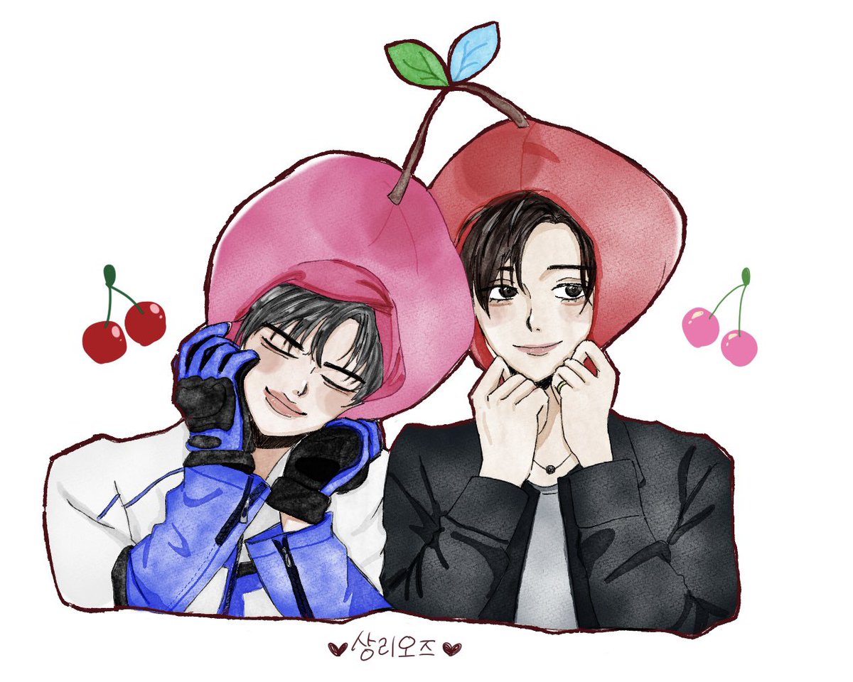 LiLeAr0's tweet photo. 双子🍒ちゃんズ♩
#ald1_fanart #리오 #상원 #상리오즈 https://t.co/IEBUv2nFOD