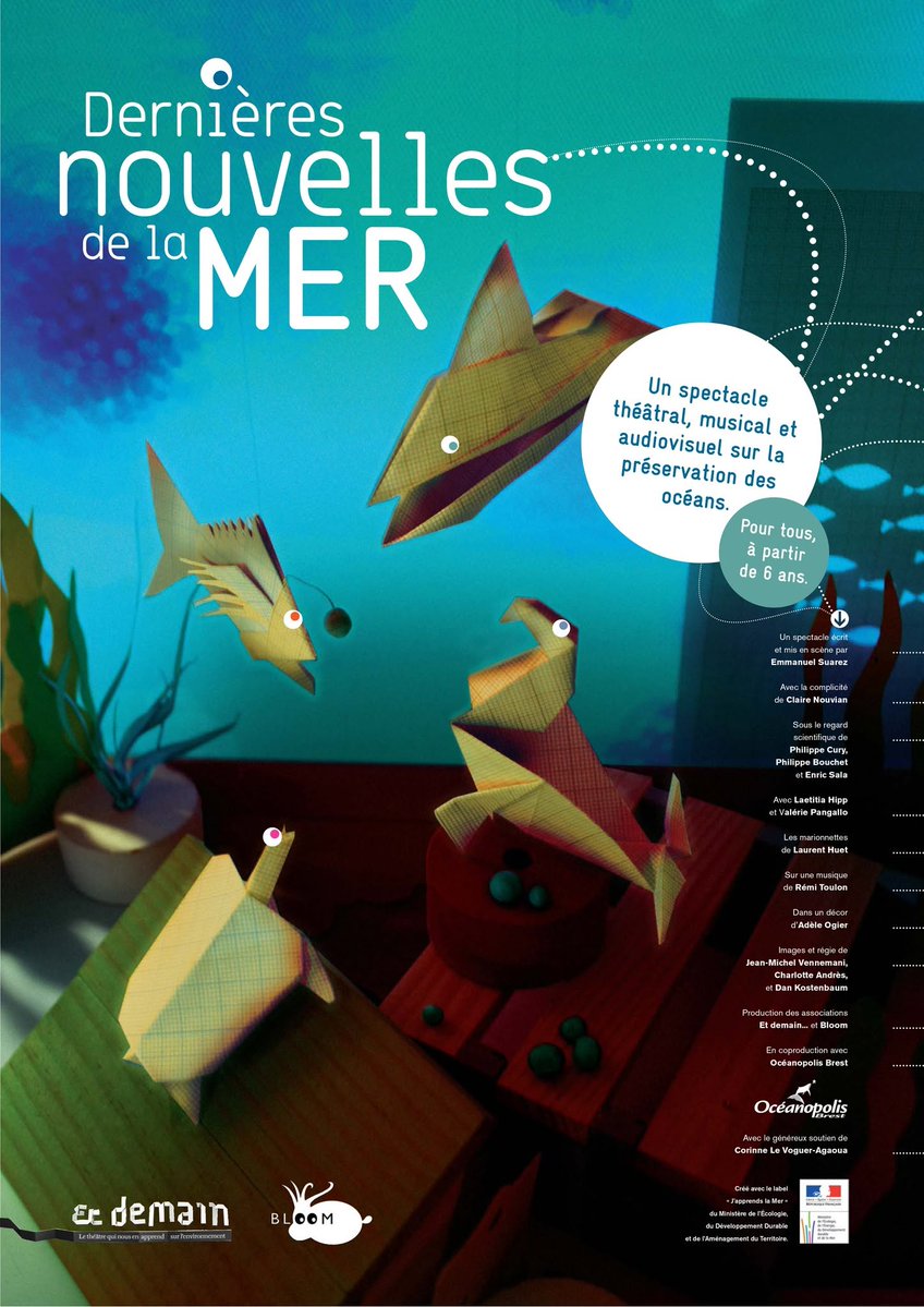 CASAOfficiel's tweet photo. 🌊🐠 Dans le cadre du Village des Sciences ce week-end, nous vous invitons à plonger au cœur des océans.

Venez découvrir "Dernières nouvelles de la Mer", un spectacle théâtral, musical et audiovisuel captivant qui sensibilise petits et grands à la préservation des milieux marins.

Porté par des marionnettes, de la musique originale et des images saisissantes, ce rendez-vous unique mêle art et science pour éveiller les consciences sur les enjeux écologiques majeurs de nos océans.

Entrée libre et gratuite !

📍 Palais des Congrès Antipolis d'@antibes_jlp
📅 Dimanche 11 octobre, de 15h à 16h, dès 6 ans

#VSI2026 #villagesdessciences2026 @SophiaAntip0lis