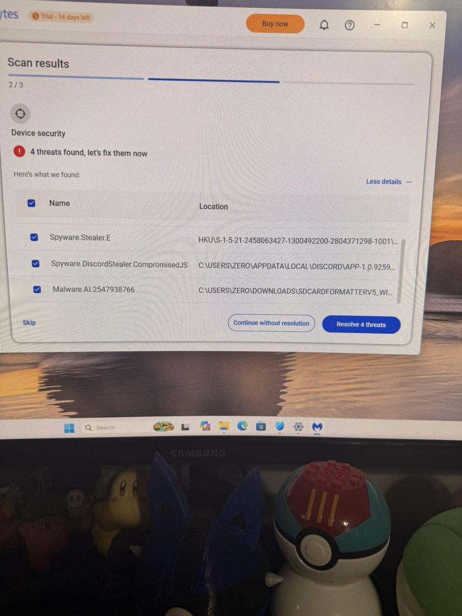 PKMNFD's tweet photo. Hey @discord_support @discord it’s been about a week since my discord was hacked and has already hacked other peoples accounts in the same method. Still locked me from my email. Maybe you should look into malware defenders like these. I’ve shown you my hacked account contacting https://t.co/kxXYZ2lNec
