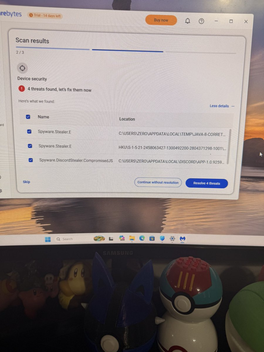 PKMNFD's tweet photo. Hey @discord_support @discord it’s been about a week since my discord was hacked and has already hacked other peoples accounts in the same method. Still locked me from my email. Maybe you should look into malware defenders like these. I’ve shown you my hacked account contacting https://t.co/kxXYZ2lNec