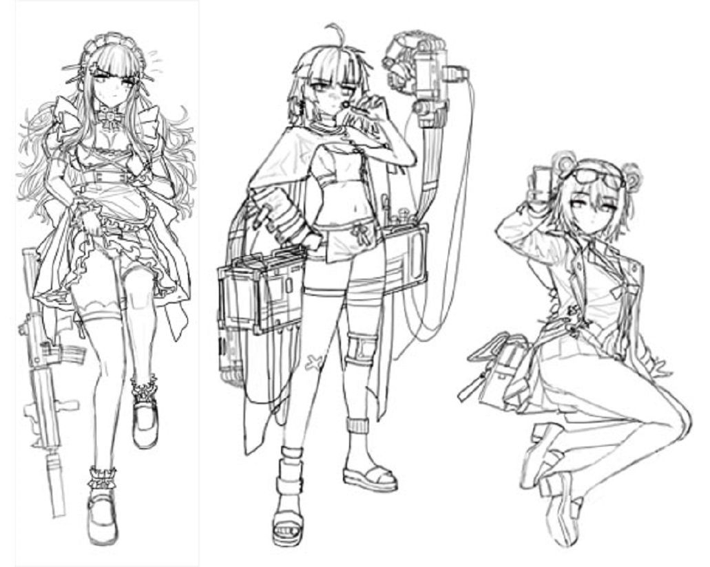 jojogwang's tweet photo. #GF2EXILIUM #GirlsFrontline2Exilium #ドルフロ #소녀전선2망명 #NeuralCloud
커미션용 러프 스케치 3종;;;;;;;;;
일정이 중간에 조정되어서 순차적으로 작업해나갈 예정입니다;;;;;;;;;;;;;; https://t.co/zYtqQlG6hm