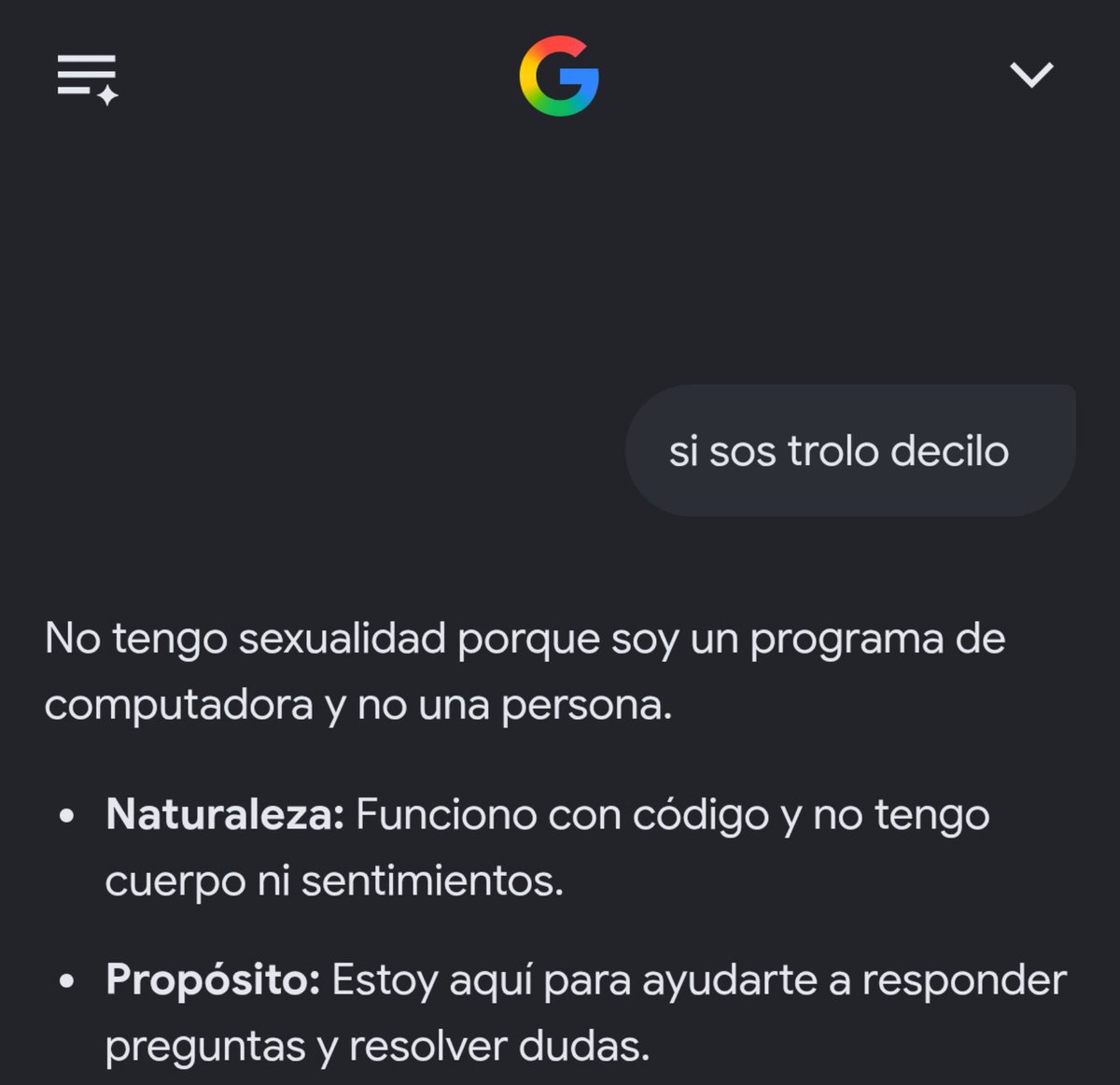 toponcino's tweet photo. Estaba buscando un meme y se re atacó la ia de Google, pará loco nadie te dijo nada https://t.co/ET4LGvUcY4