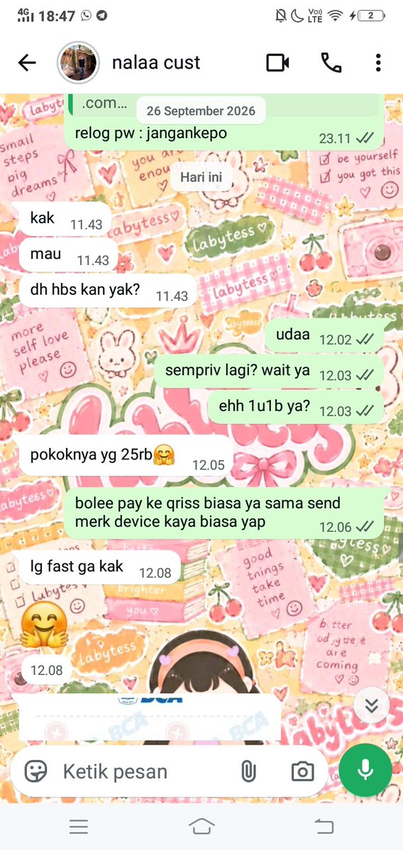 scriptled's tweet photo. testi hari inii dari cust langganan ..♡ https://t.co/6uIfWXI7BL