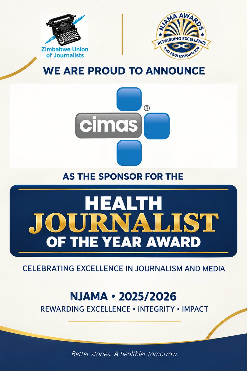 ZUJOfficial's tweet photo. We're proud to announce @CimasHealth as the sponsor of the Health Journalist of the Year Award at the #NJAMA2026! 
Rewarding excellence, integrity and impact in health reporting. Better stories, a healthier tomorrow.
 #HealthReporting
#MediaAwards https://t.co/DsdR7plrZM