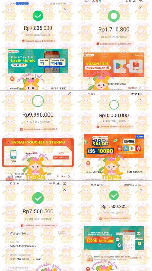 caraaleyy's tweet photo. maleem~ gestun open yaa avail linkpay, qr big spaylater limit xtra dan tagihan data flight / hotel buat traveloka atau tikom aku juga ready banyak sung whatsapp ke bio💌💓 #zonauang

t. kredivo gopaylater tiktok blibli indodana cc livin yup credinex bca akulaku spaylater 155 https://t.co/Z96WLSPRhf