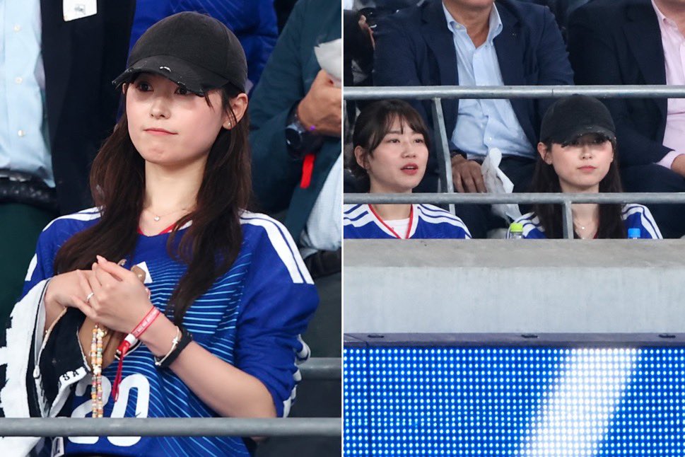 abbasilhanli's tweet photo. 福原遥が国立に参戦！
左手にはキラリと光る結婚指輪！
#福原遥　#久保建英　#日本代表 https://t.co/W5u13vxCWt