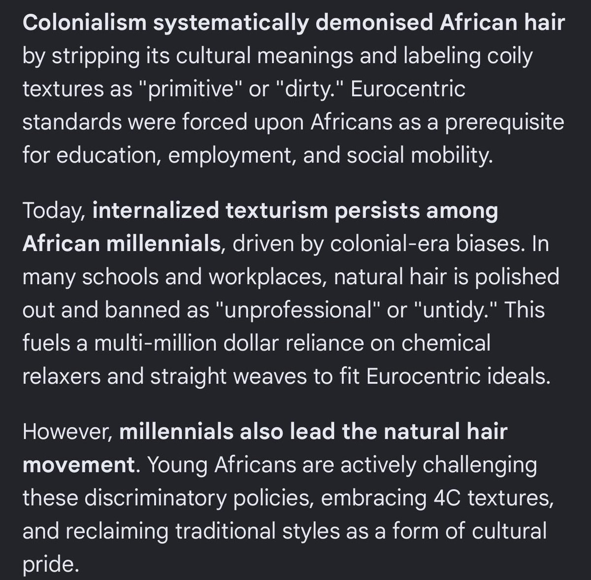 redblud123x's tweet photo. @JOStifie @ToviaMonday Are you mentally retarded? Isn’t that my point, after the white man came they demonised the styles our ancestors wore confidently, in far more developed countries with better healthcare their hair isn’t a problem, but here in a backwards society your hair is the problem https://t.co/sMpFaznwUi