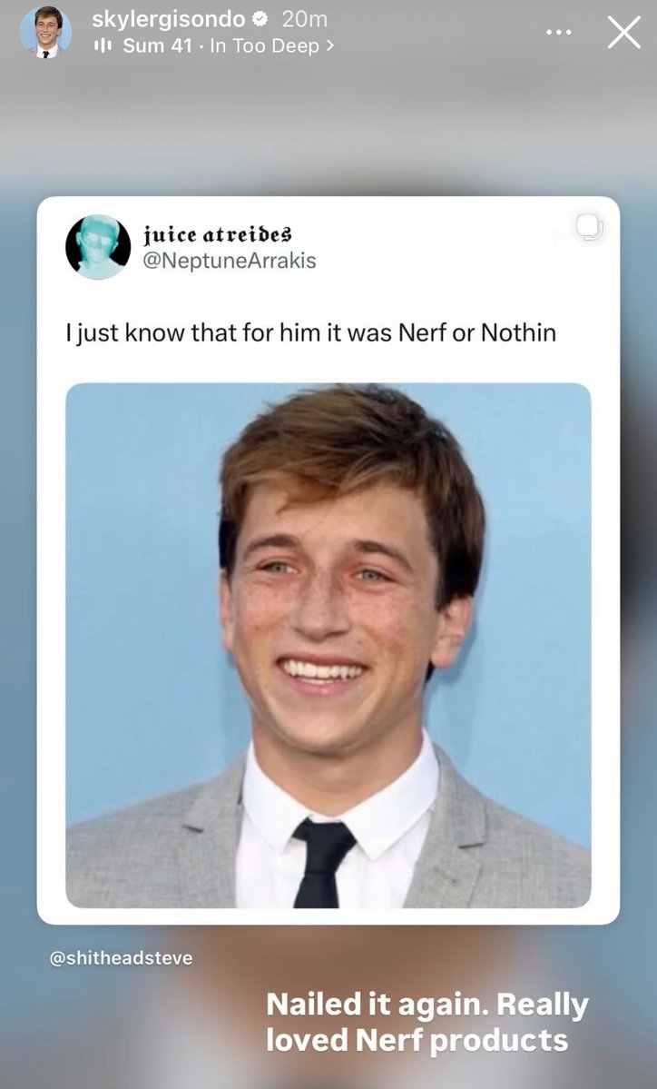 graciem120001's tweet photo. Yes he does 😭 https://t.co/I9MUpfMheb