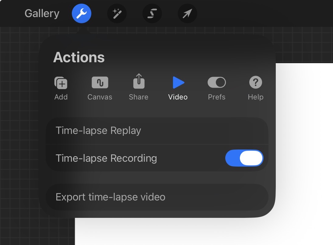 Mirthfool's tweet photo. Just in case there is anyone using procreate that doesn’t know how to find your Timelapse…..  its  right  there https://t.co/4mdOyJoNNC