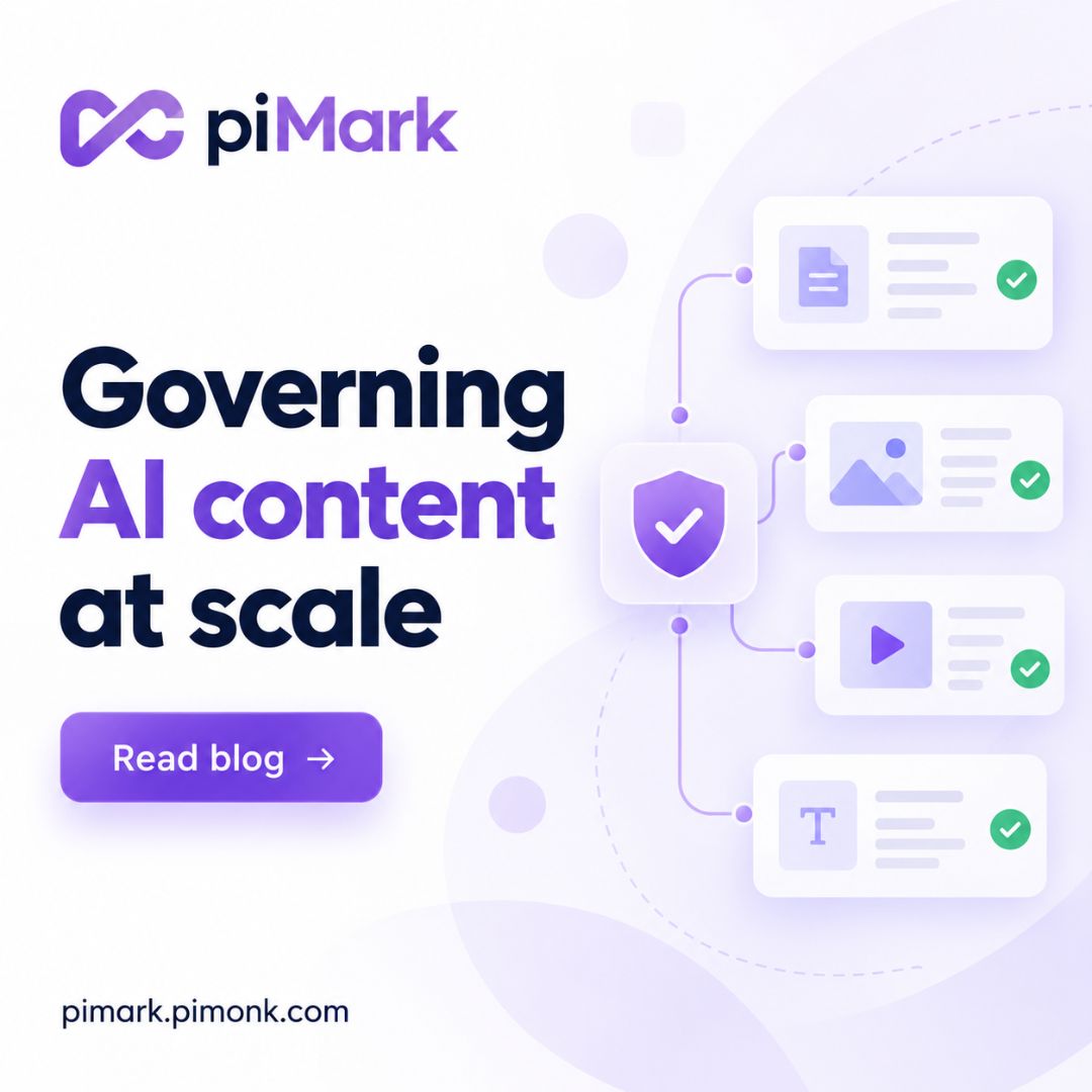 piMarkX's tweet photo. Governance gives every asset a standard to follow-across text, visuals, video.

Read the blog and explore how to scale AI content without scaling the risk: https://t.co/GGZxX5j7XG 

#CDTVライブライブ #SUPERAGENTPP #全世界にアディオス #INHAMONYPressConXCharlotte #TimnasDay https://t.co/V853SOZJpr