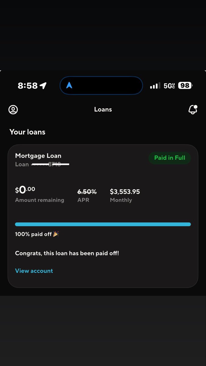 Shinobi_wolf_'s tweet photo. @BoujeeFinances @WealthyMovesHQ same closed in oct 2025 then paid it off last week https://t.co/IOYk0pvvI7