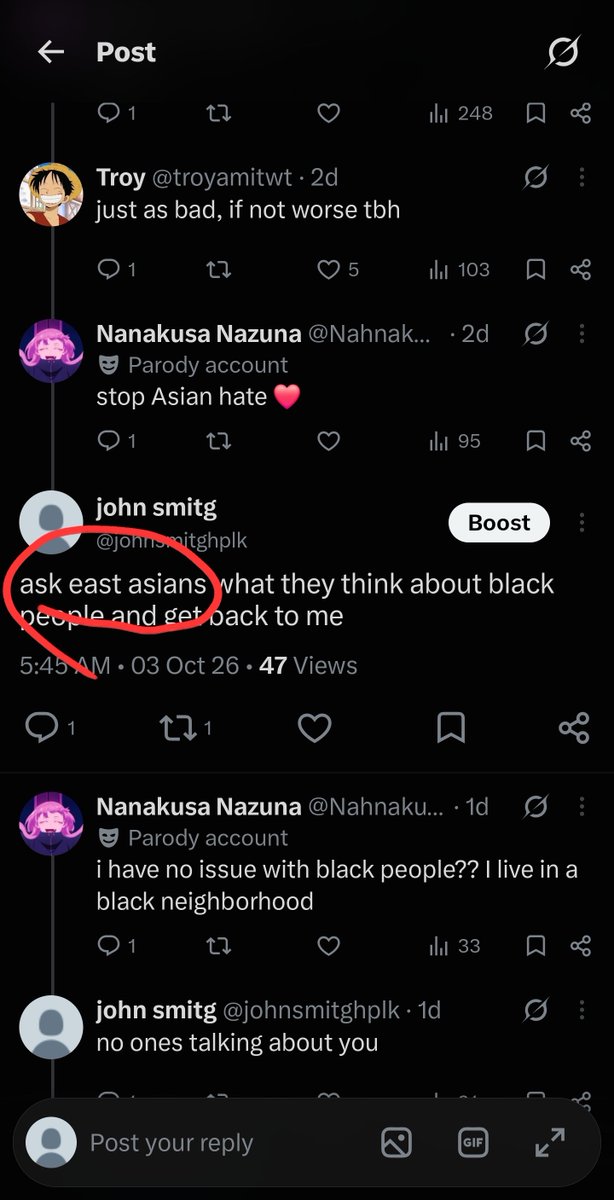 johnsmitghplk's tweet photo. @Nahnakusa @troyamitwt @HeismanDev @jason_sika please go back to school, your illiteracy only keeps going up https://t.co/aS5T8XrvBZ