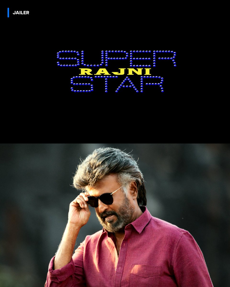 PrimeVideoIN's tweet photo. no caption needed 😎🔥

#Rajinikanth https://t.co/ZULlosp3dI