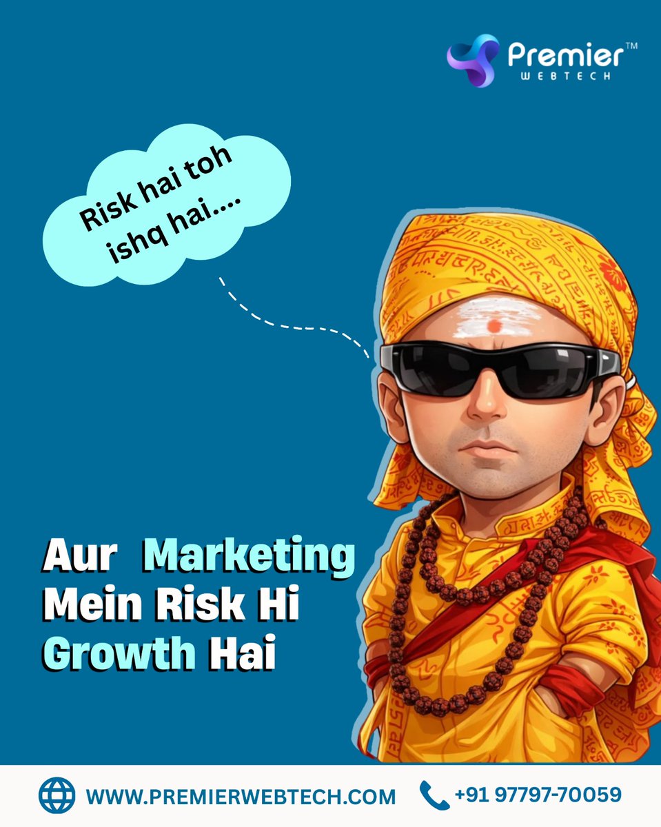 premierwebtech8's tweet photo. 🔥 Risk lo, visibility badhao, aur business grow karo!
Marketing mein bold moves hi big results laate hain. 🚀

📞 +91 97797-70059 | 🌐 https://t.co/yRrQVhGBcD

#DigitalMarketing #BusinessGrowth #MarketingStrategy #PremierWebtech #GrowOnline https://t.co/yhxMSZ7Kn6