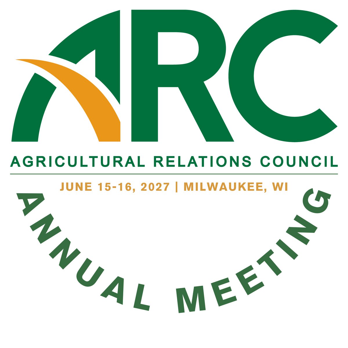 AgRelations's tweet photo. Get your calendars marked and get ready for a great couple of days in Milwaukee, Wisconsin next year at the 2027 ARC Annual Meeting.

@Bader_Rutter is hosting the event and we can't wait to see what they  have in store for us! https://t.co/ntAMJrqAC1