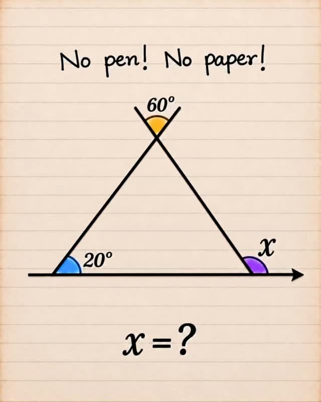 Anamta_ali_'s tweet photo. You are not allowed to use any pen or paper, 

Can you solve it in 5 seconds....!!!! https://t.co/BFtRrYUnBR