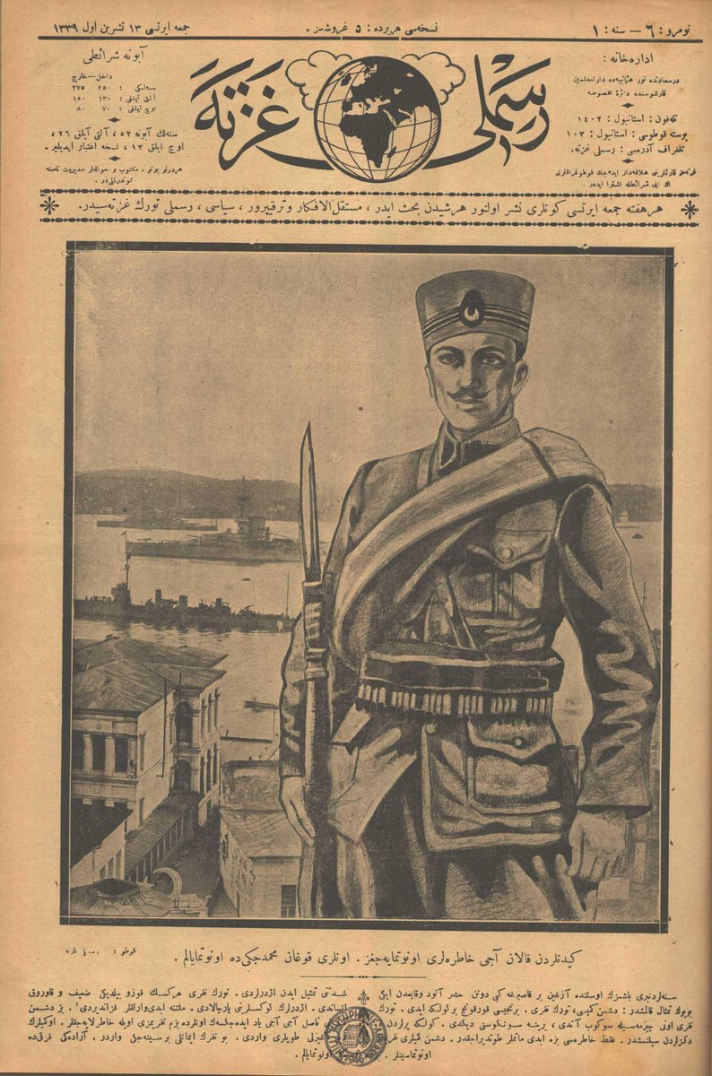 BBY_Acik_Erisim's tweet photo. 6 Ekim 1923: İstanbul’un Kurtuluşu! 🇹🇷

Şükrü Naili Paşa komutasındaki 3. Kolordu’nun kente girmesiyle 5 yıllık düşman işgali resmen son buldu. Bağımsızlık meşalesini yakan Gazi Mustafa Kemal Atatürk, silah arkadaşları ve tüm kahramanlarımızı saygı ve minnetle anıyoruz. #6Ekim #İstanbulunKurtuluşu