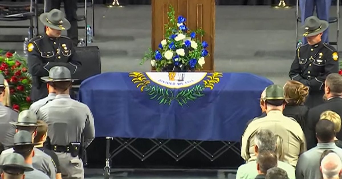 LEX18News's tweet photo. HONORING TROOPER PHILLIPS: Family members, friends, law enforcement officers and state leaders gathered Sunday at E.A. Diddle Arena to honor the life and service of Kentucky State Trooper Hayden Phillips, who was killed during a traffic stop in Warren County earlier this week. https://t.co/xDMgQvhZLu