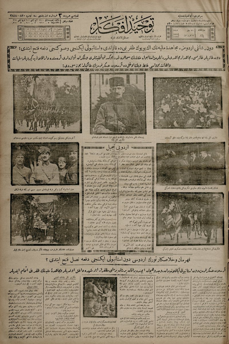 BBY_Acik_Erisim's tweet photo. 6 Ekim 1923: İstanbul’un Kurtuluşu! 🇹🇷

Şükrü Naili Paşa komutasındaki 3. Kolordu’nun kente girmesiyle 5 yıllık düşman işgali resmen son buldu. Bağımsızlık meşalesini yakan Gazi Mustafa Kemal Atatürk, silah arkadaşları ve tüm kahramanlarımızı saygı ve minnetle anıyoruz. #6Ekim #İstanbulunKurtuluşu