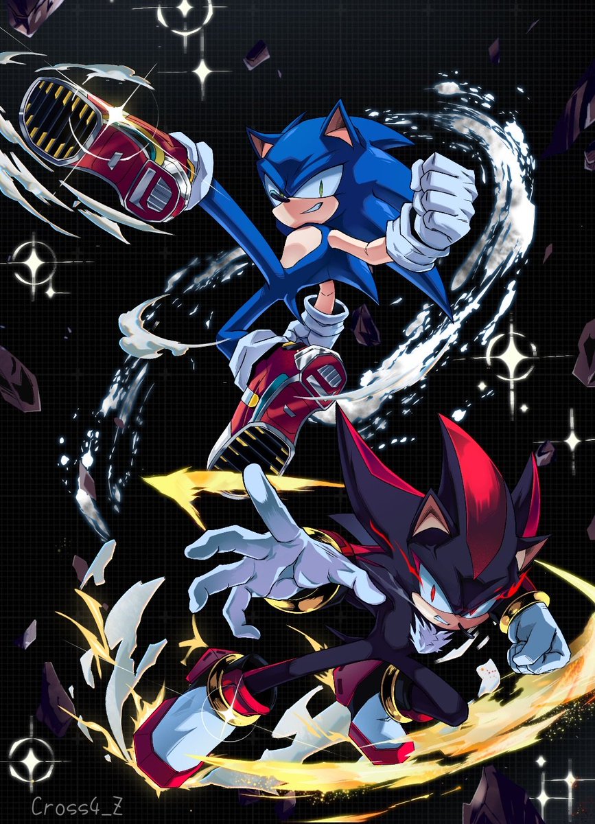 Cross4_Z's tweet photo. ⚫🔵✨

#sonicthehedgehogㅤㅤㅤ #shadow https://t.co/WV3Bc8AB5e