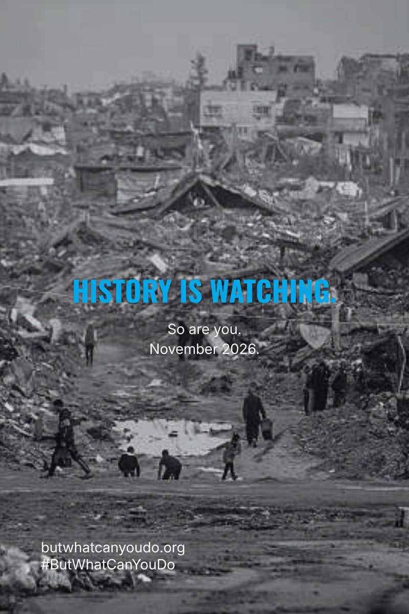 bwcyd_org's tweet photo. History is watching.
So are you. November 2026.

A free poster, letter-size or 24x36, with a QR code to the site. Hang it where people wait: a coffee shop, a library, a laundromat.

Then take a picture and post it, so others can see they are not alone. https://t.co/2F9FcZLyp0